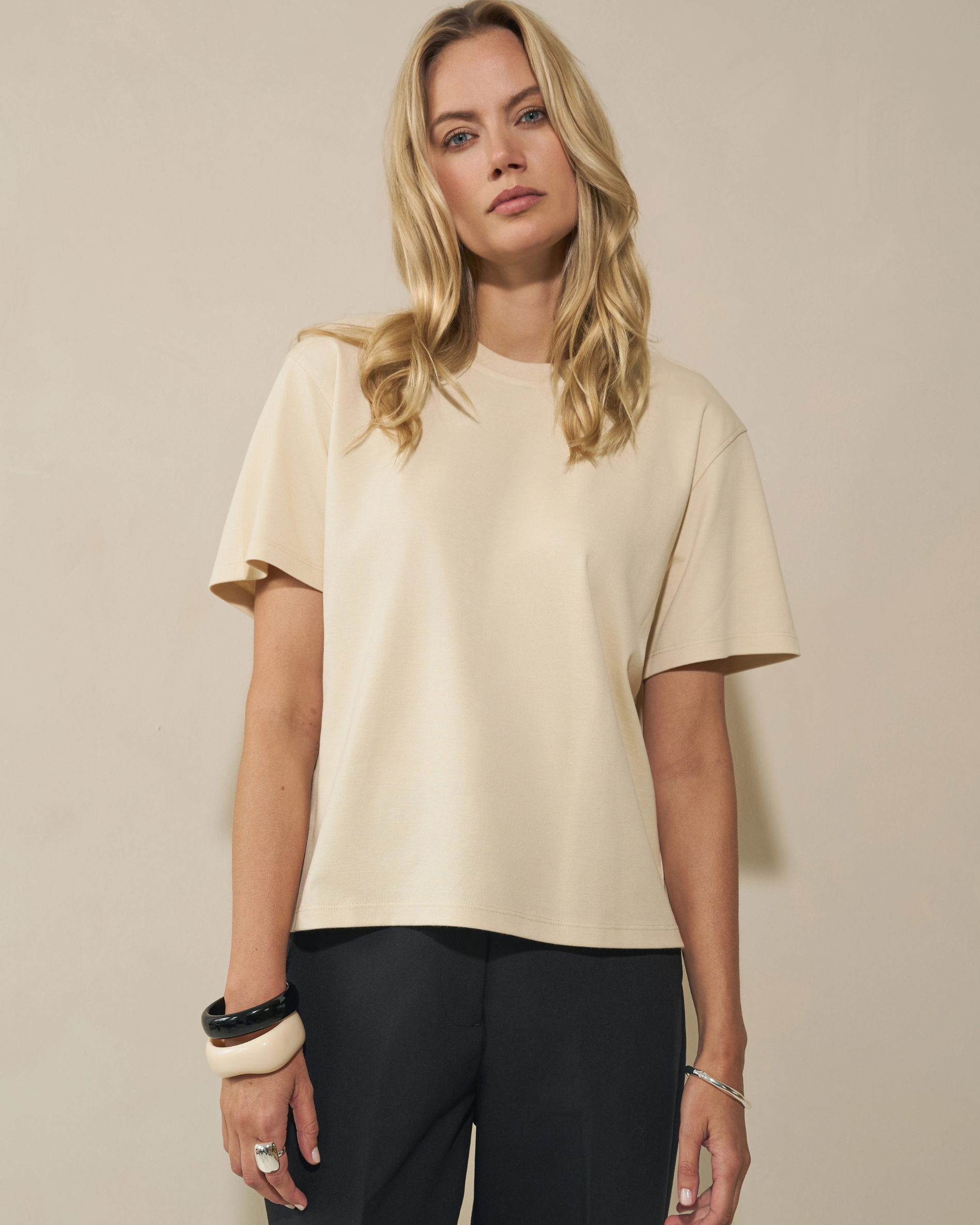 Gen 1: Boxy T-shirt - Beige