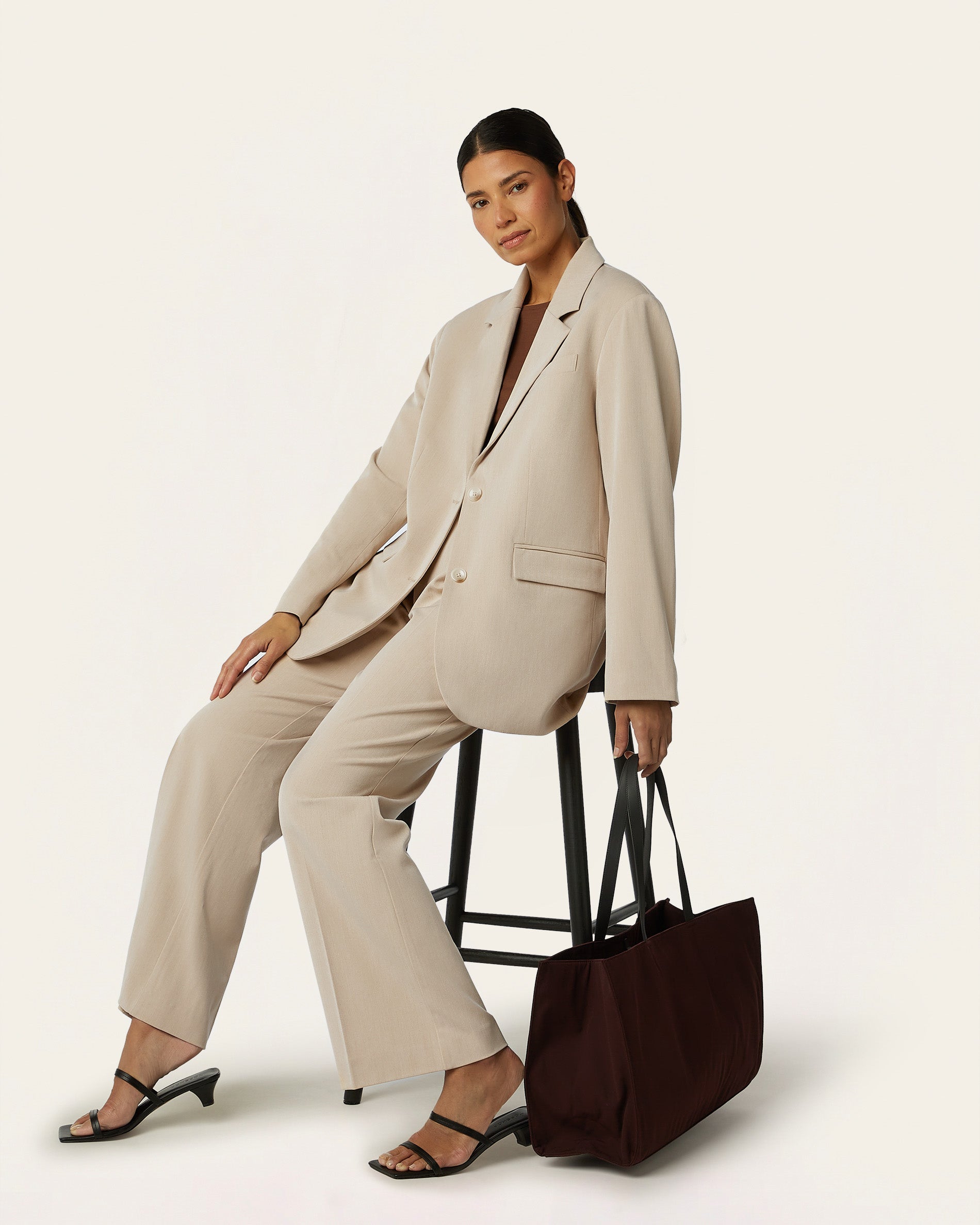 Signature Blazer - Sand