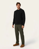 Heavy Seawool Crewneck Black