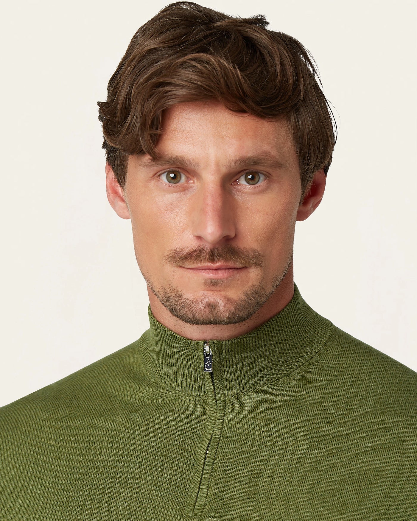 Seawool Half Zip Olive