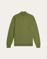 Seawool Half Zip Olive