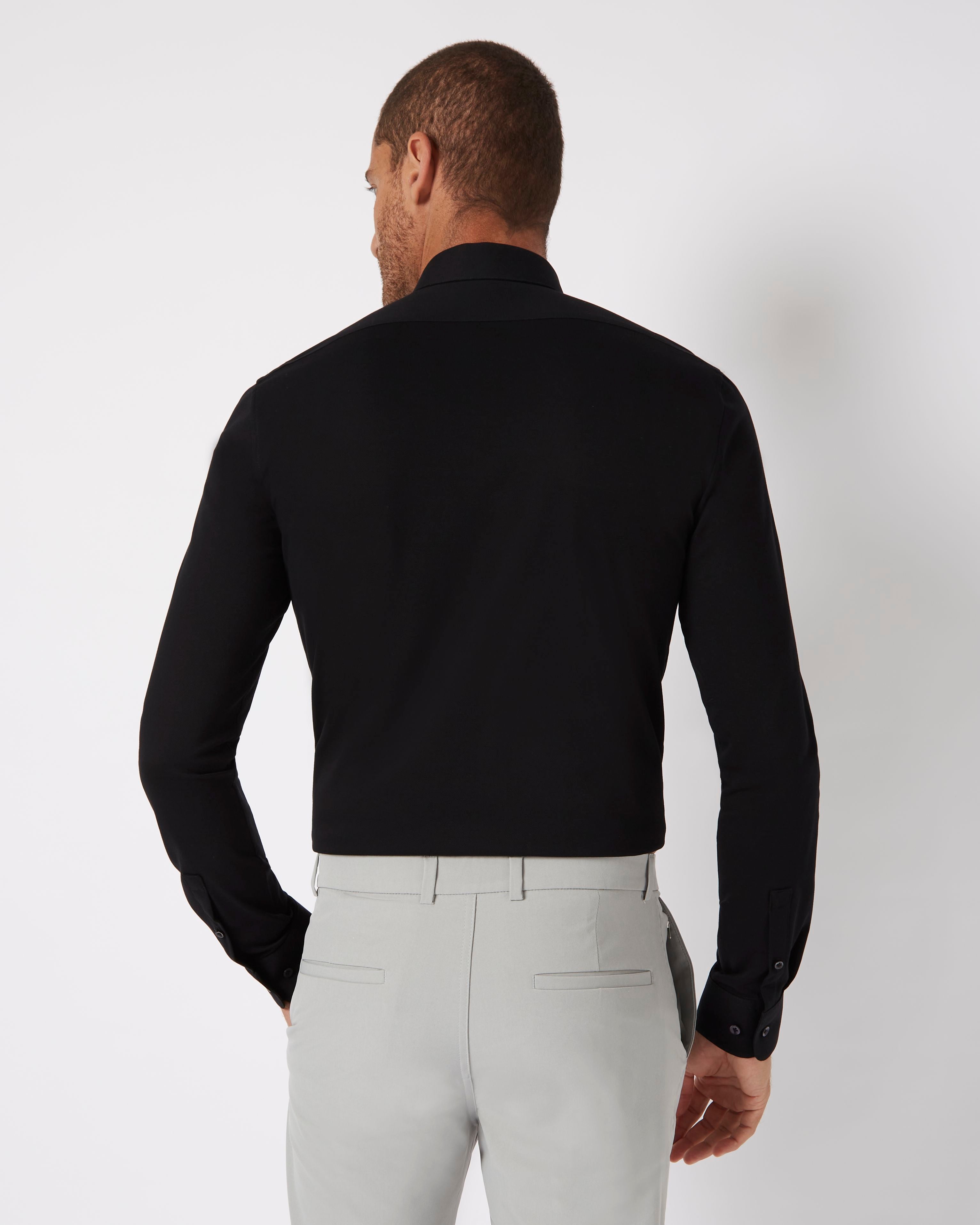 Prior Tech: Knitted shirt 2-pack bundle | Sage & Black