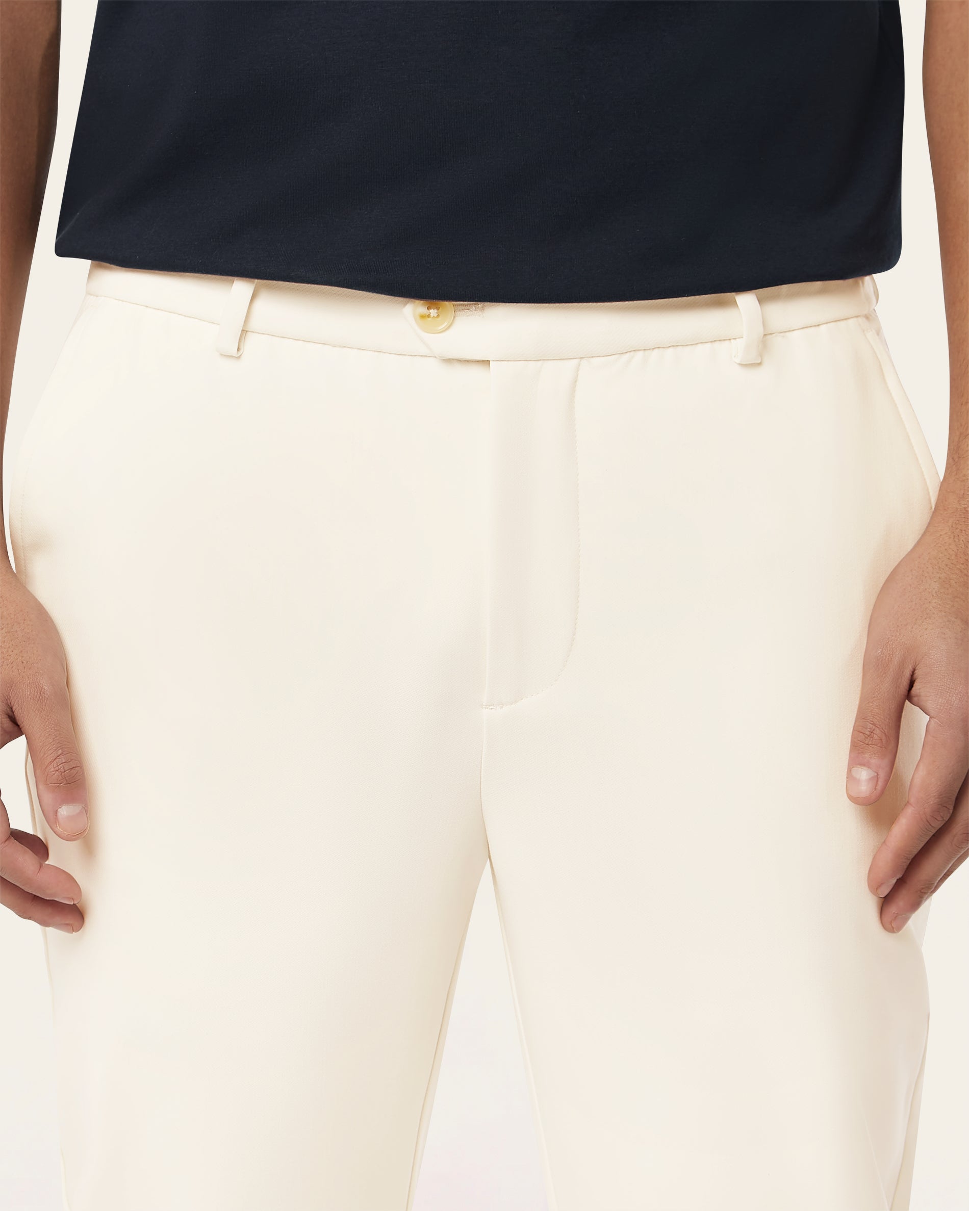 Classic pants 2-pack bundle | Off-white & Camel