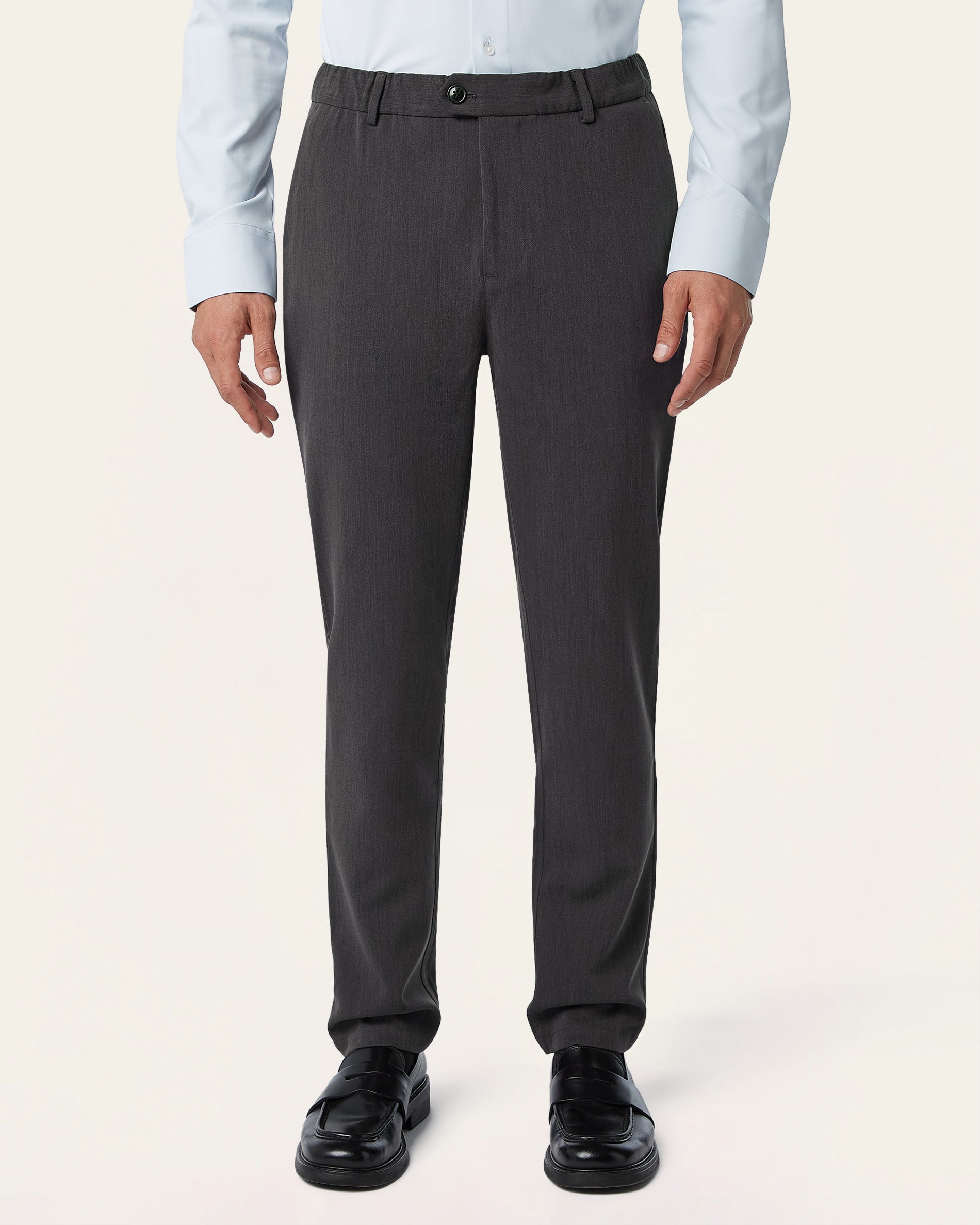 Dark Grey Classic Pants – Wrinkle Resistant | LABFRESH