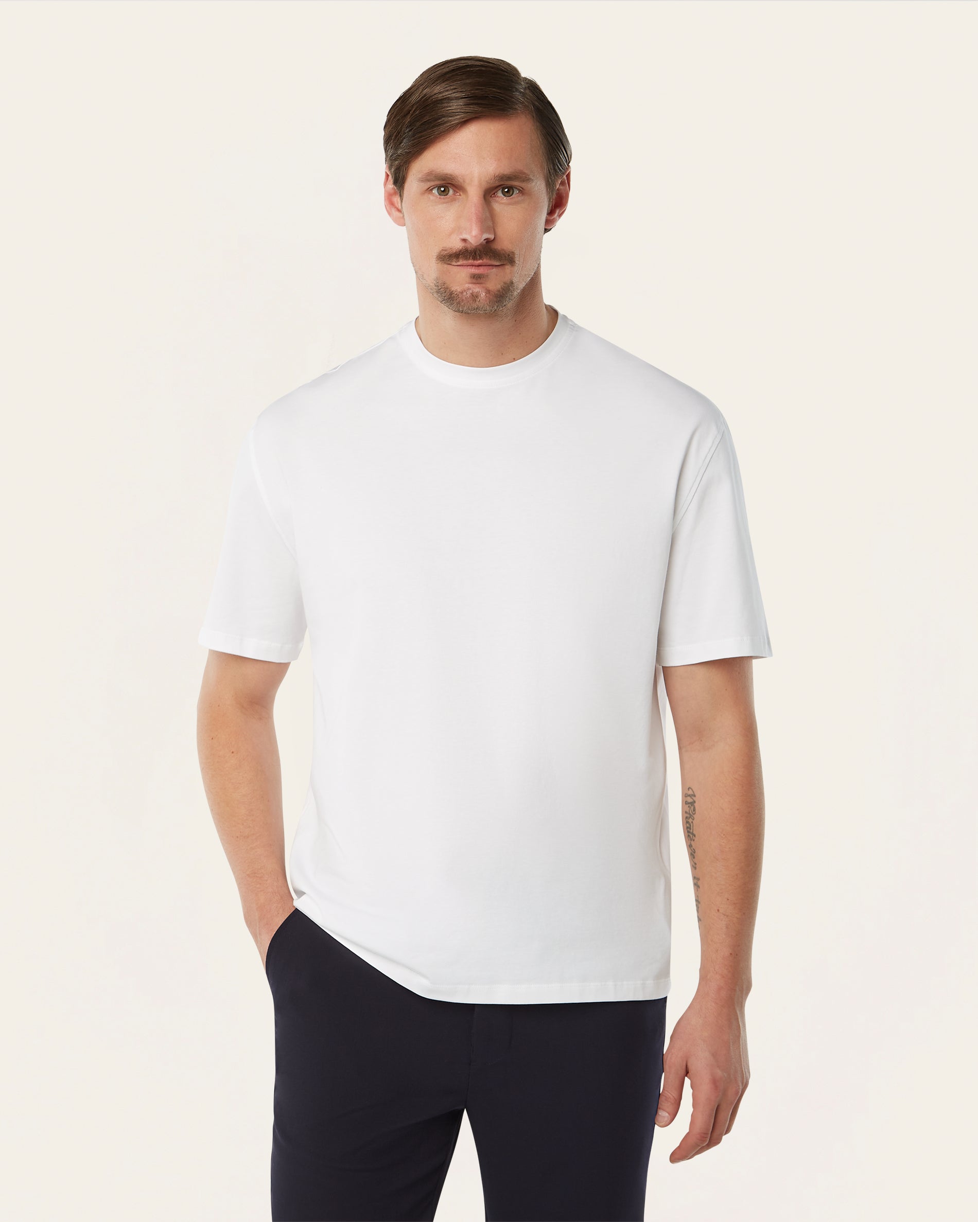 Relaxed T-shirt 3-pack bundle | White & Navy & Black