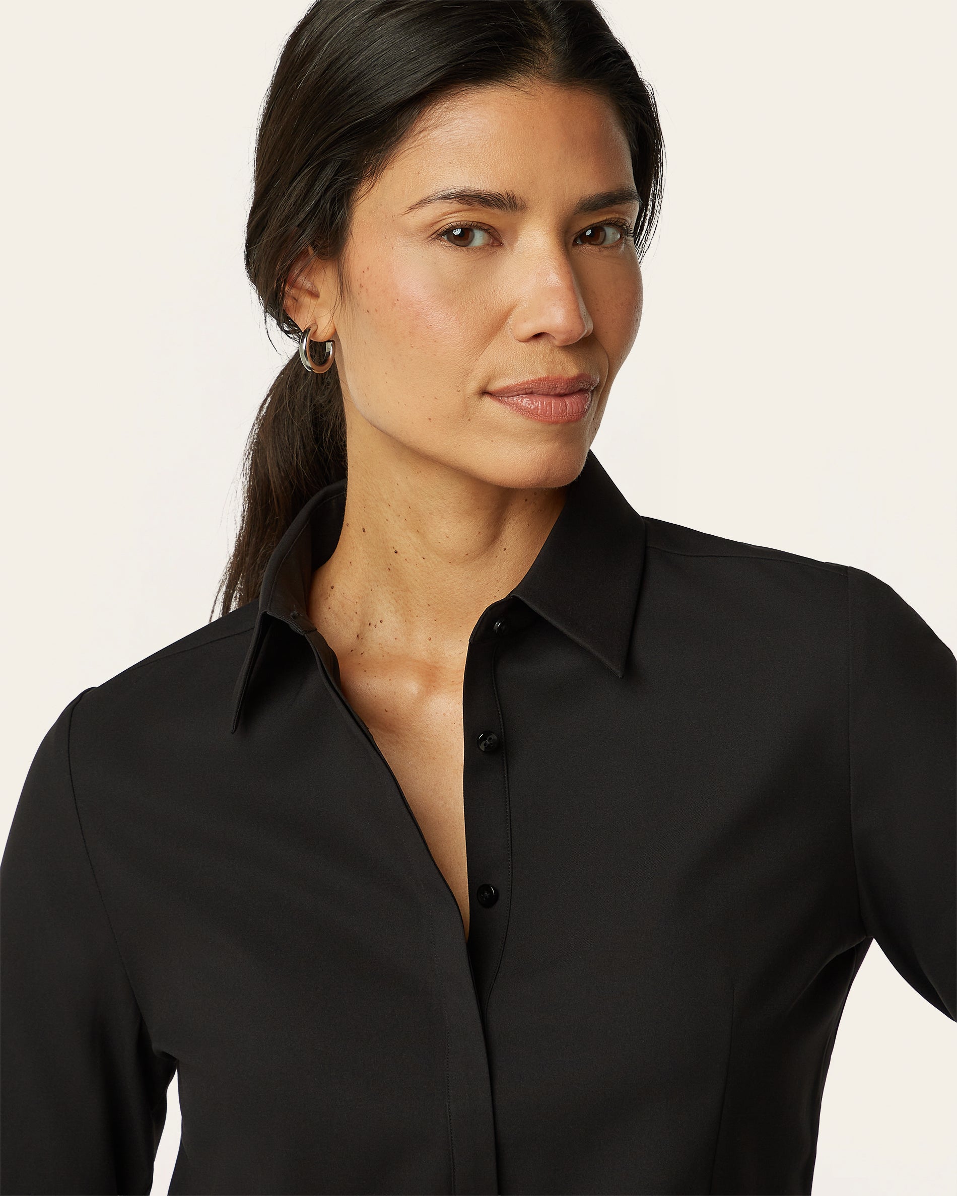 Slim fit Blouse - Black