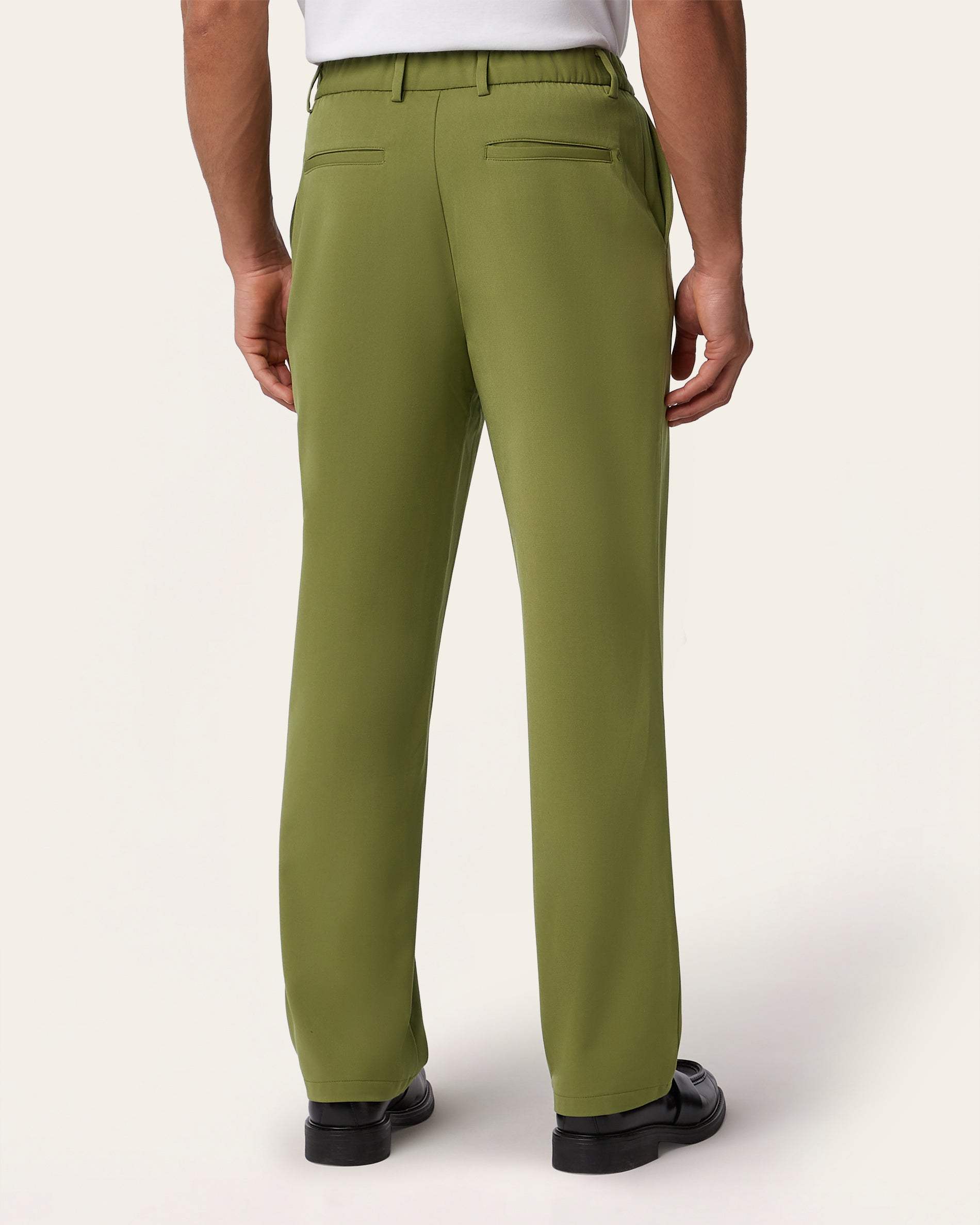 Straight Everyday Pants Olive