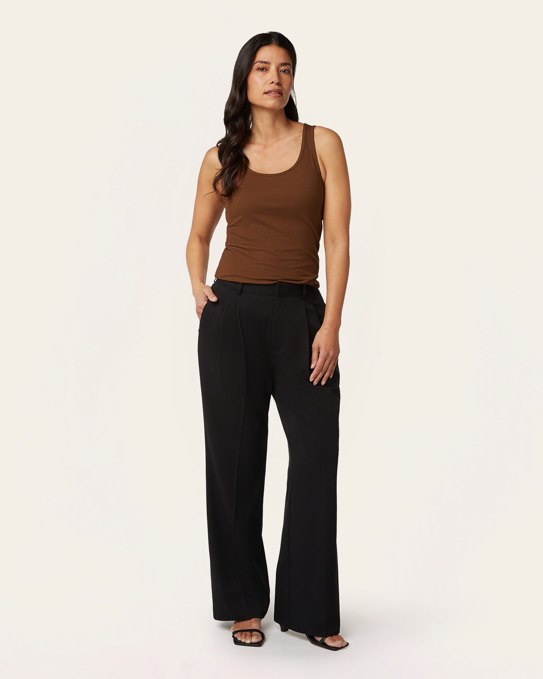 Reversible Tank top - Brown