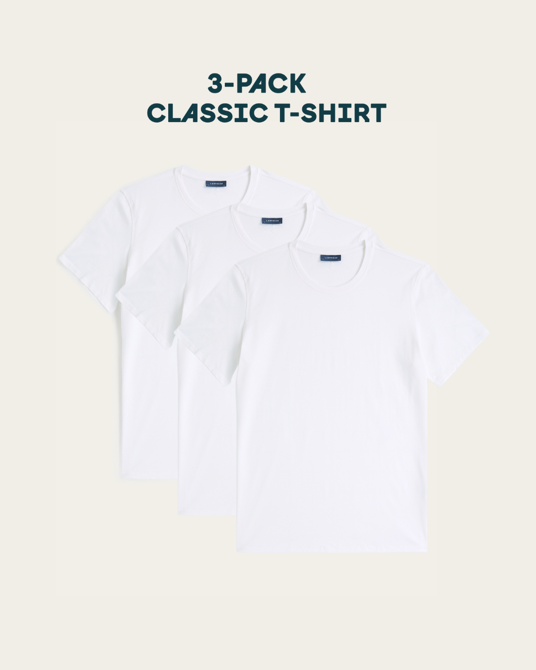 T-shirt 3-pack bundle | White & Black