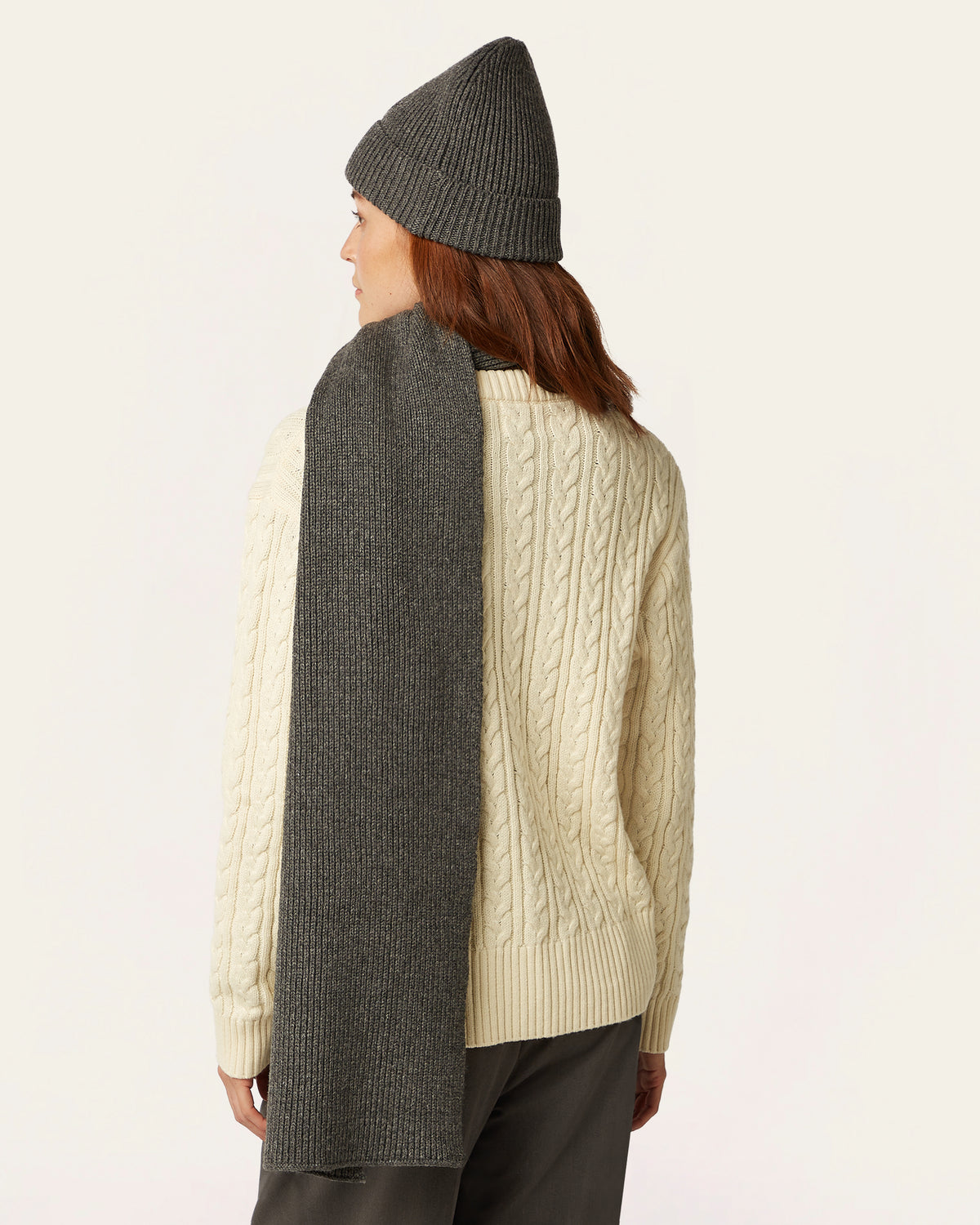 Heavy Seawool Beanie - Dark Grey