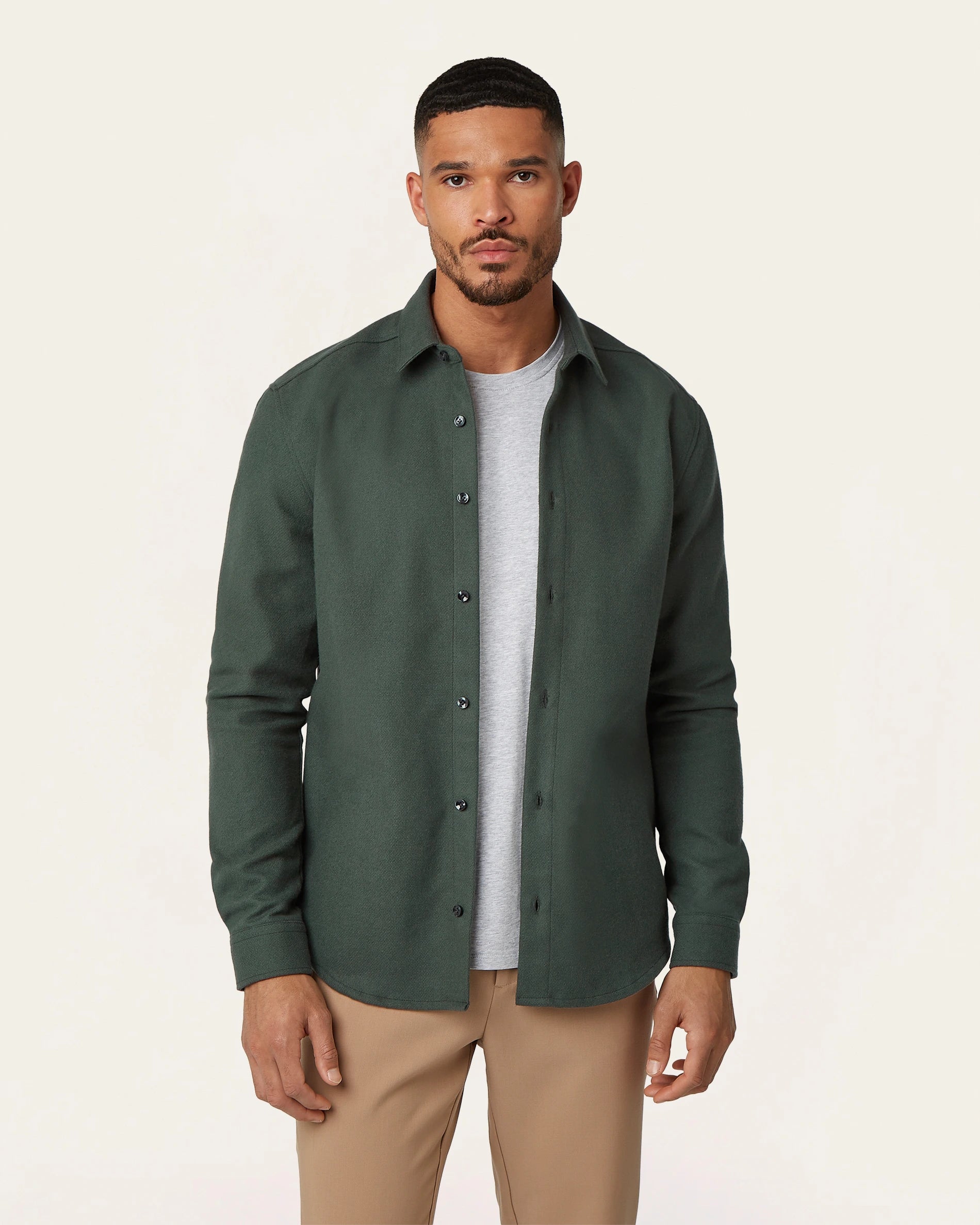 Flannel shirt Dark Green