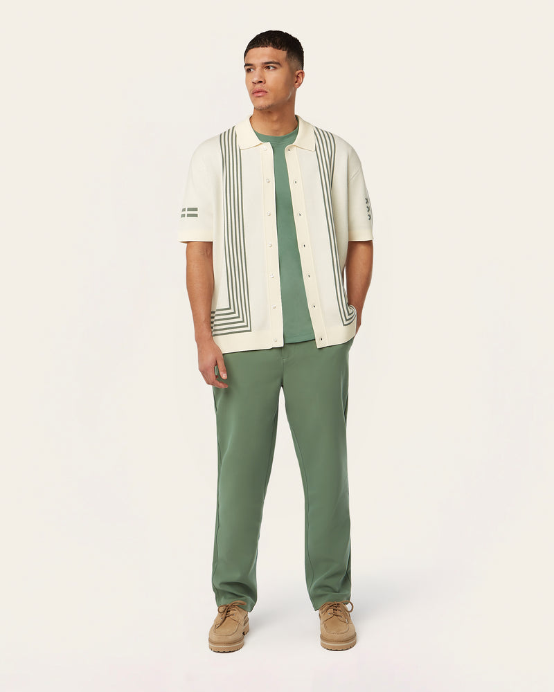 Schöne Jacquard Polo Off-white