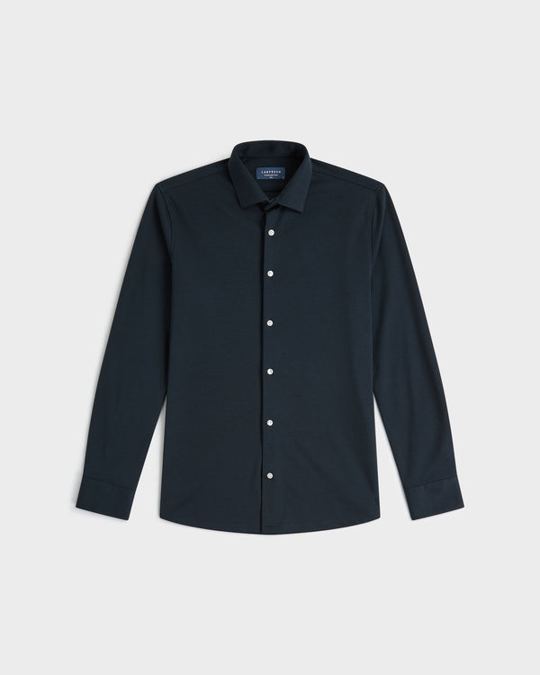 Knitted shirt navy