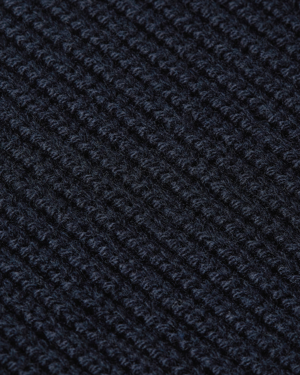 Heavy Seawool Cardigan Navy