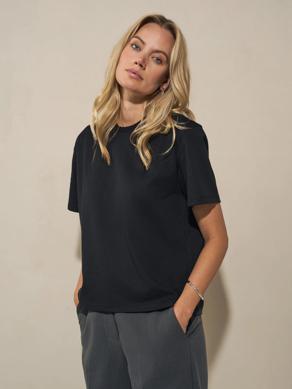 Boxy T-shirt Black