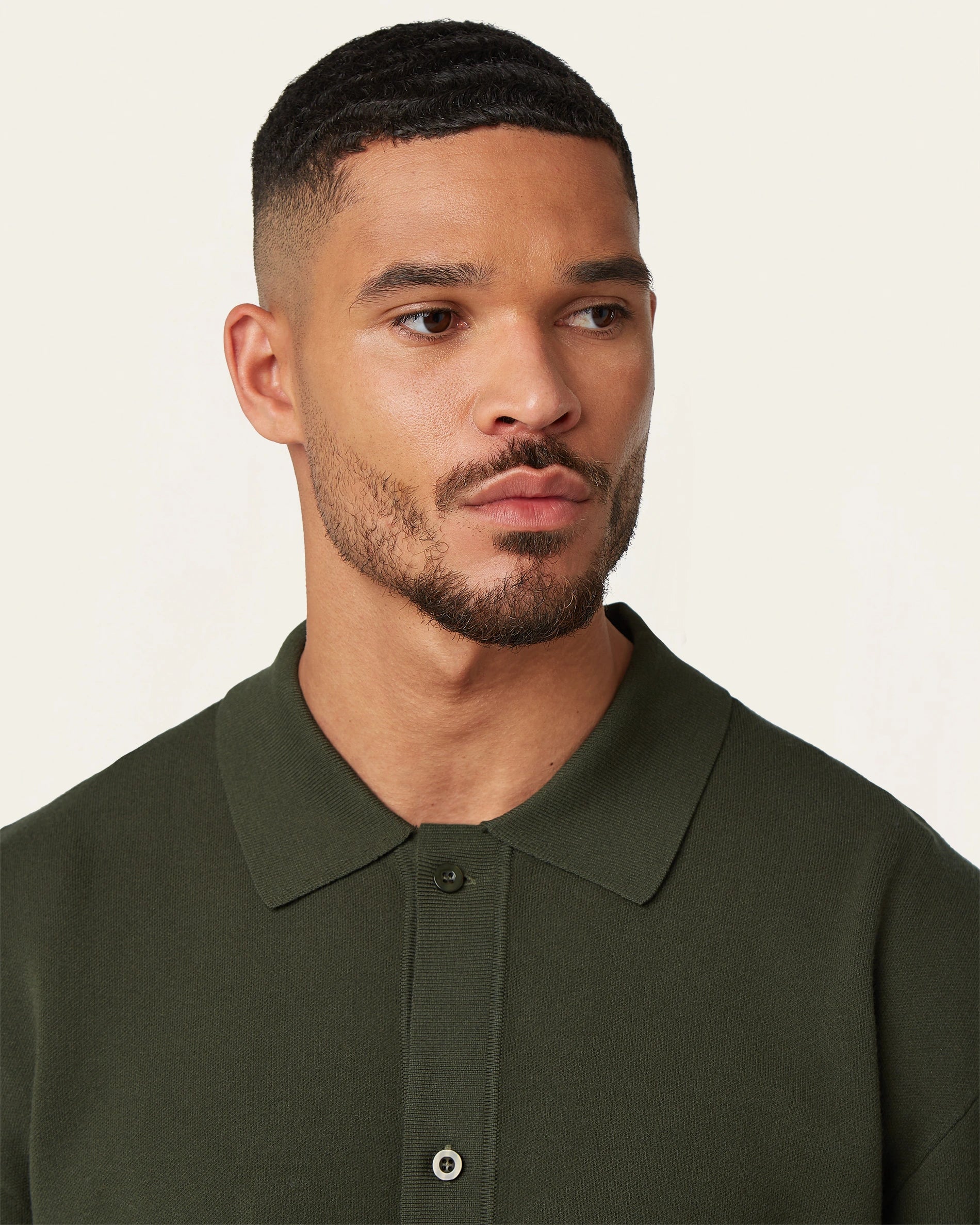 Jacquard Cardigan Dark Green