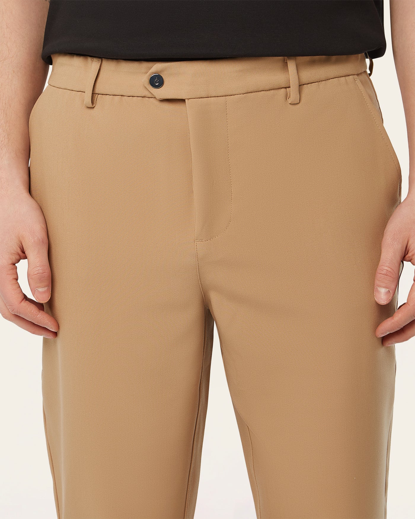Straight Classic Pants Light Camel