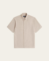 Short Sleeve Shirt Sand Check