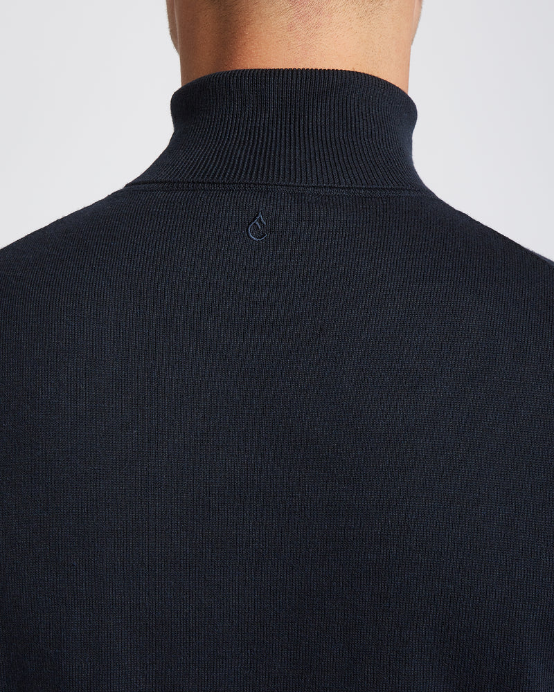 Seawool Turtle neck Navy