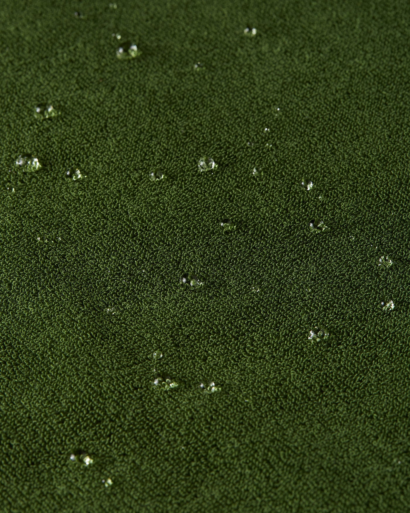 Short sleeve Terry Shirt Dark Green