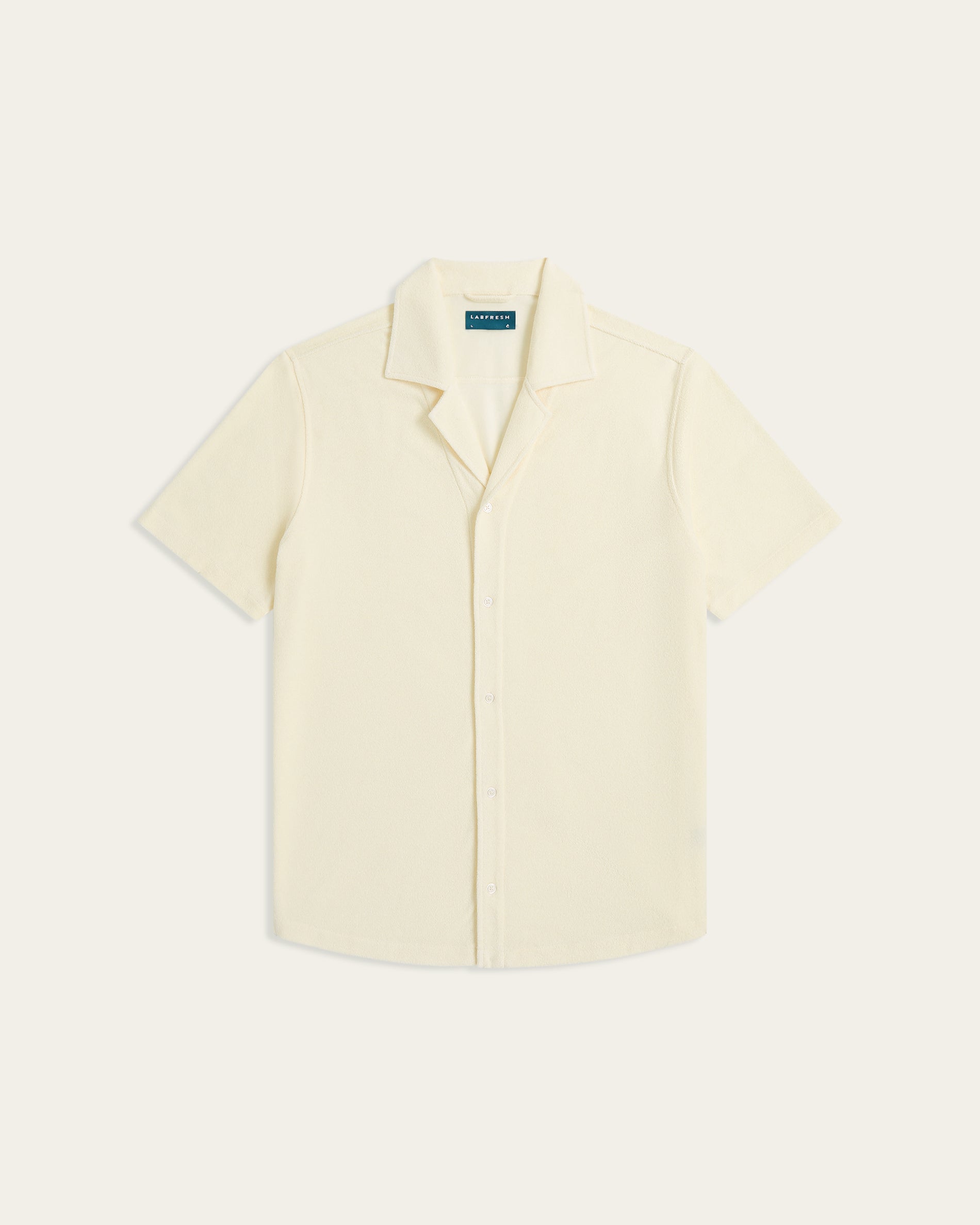 Short sleeve Terry Shirt Off White