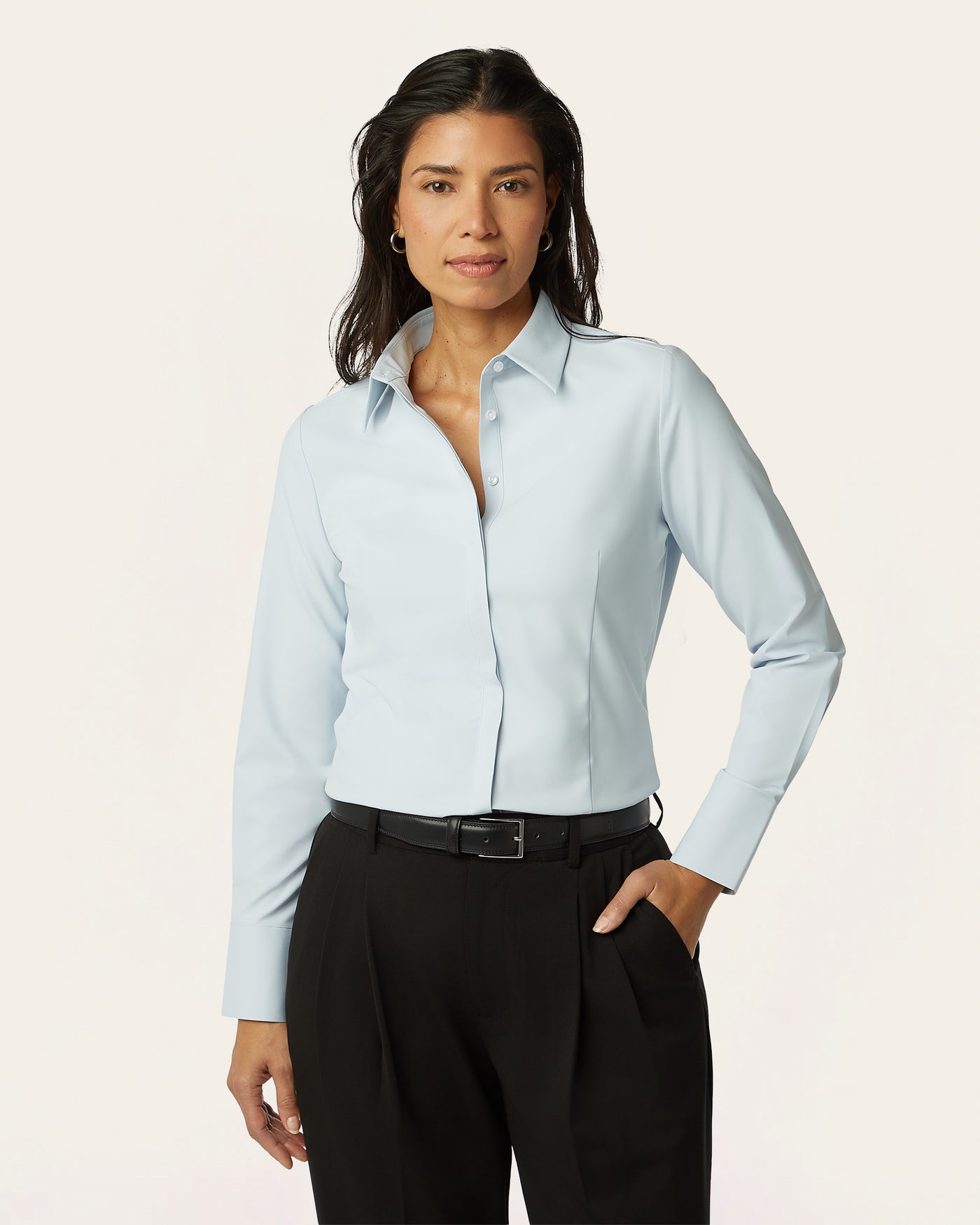 Slim fit Blouse - Light Blue
