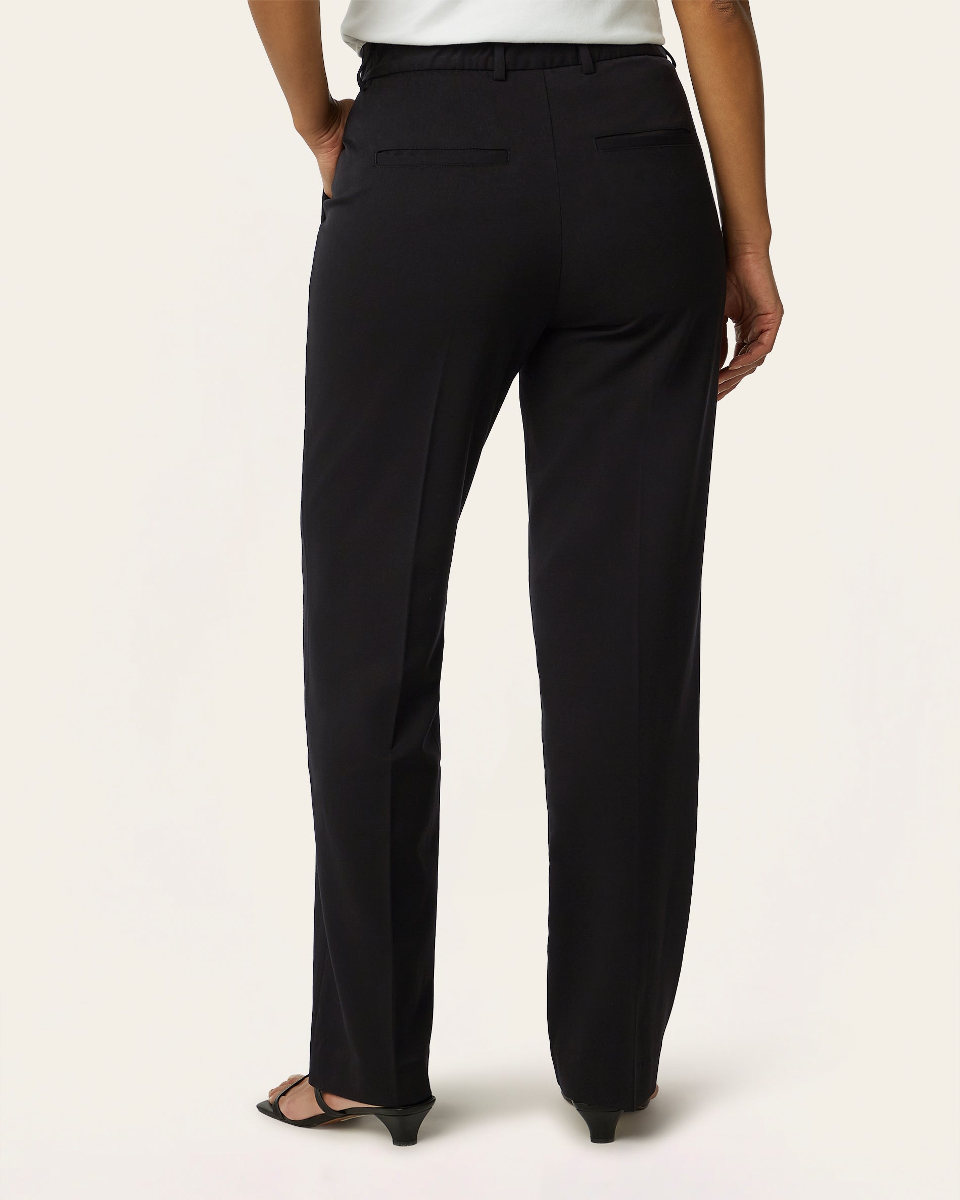 Straight Signature pants - Black