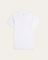 Crewneck sweat-proof undershirt white