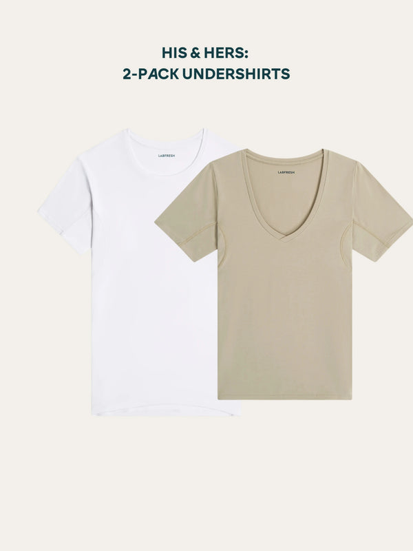 His & Hers: Undershirt 2-pack