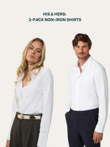 His & Hers: Classic non-iron slim 2-pack