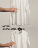 Knitted non-iron shirt Yellow